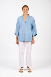 Holiday Shirt Light Blue